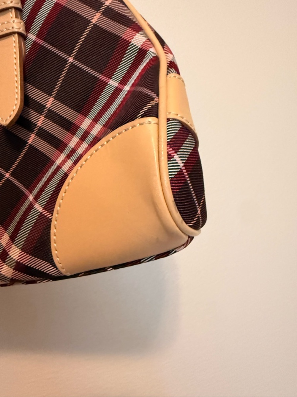 Burberry London Blue Label Canvas and Leather Handbag - Picture 9 of 17